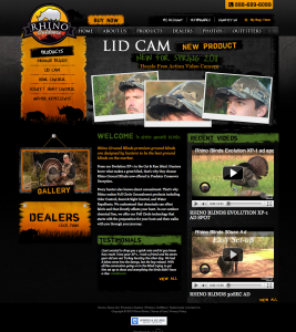 Rhino Outdoor Hunting Blinds and Lid Cam Action Video Camera