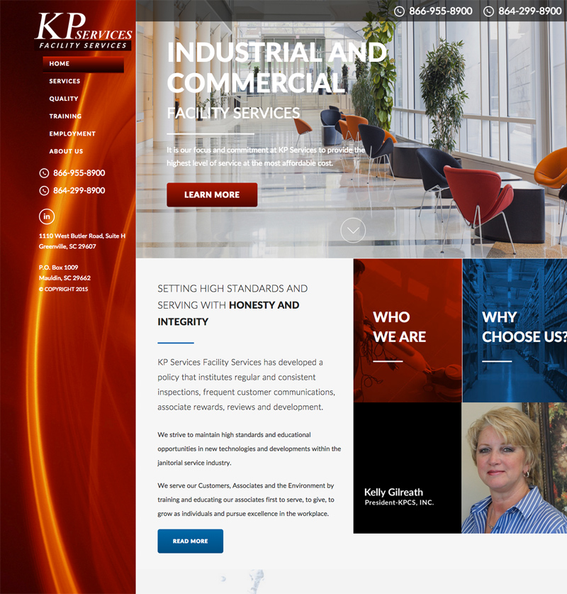 KP Services Industrial Cleaning Company Launches New Website