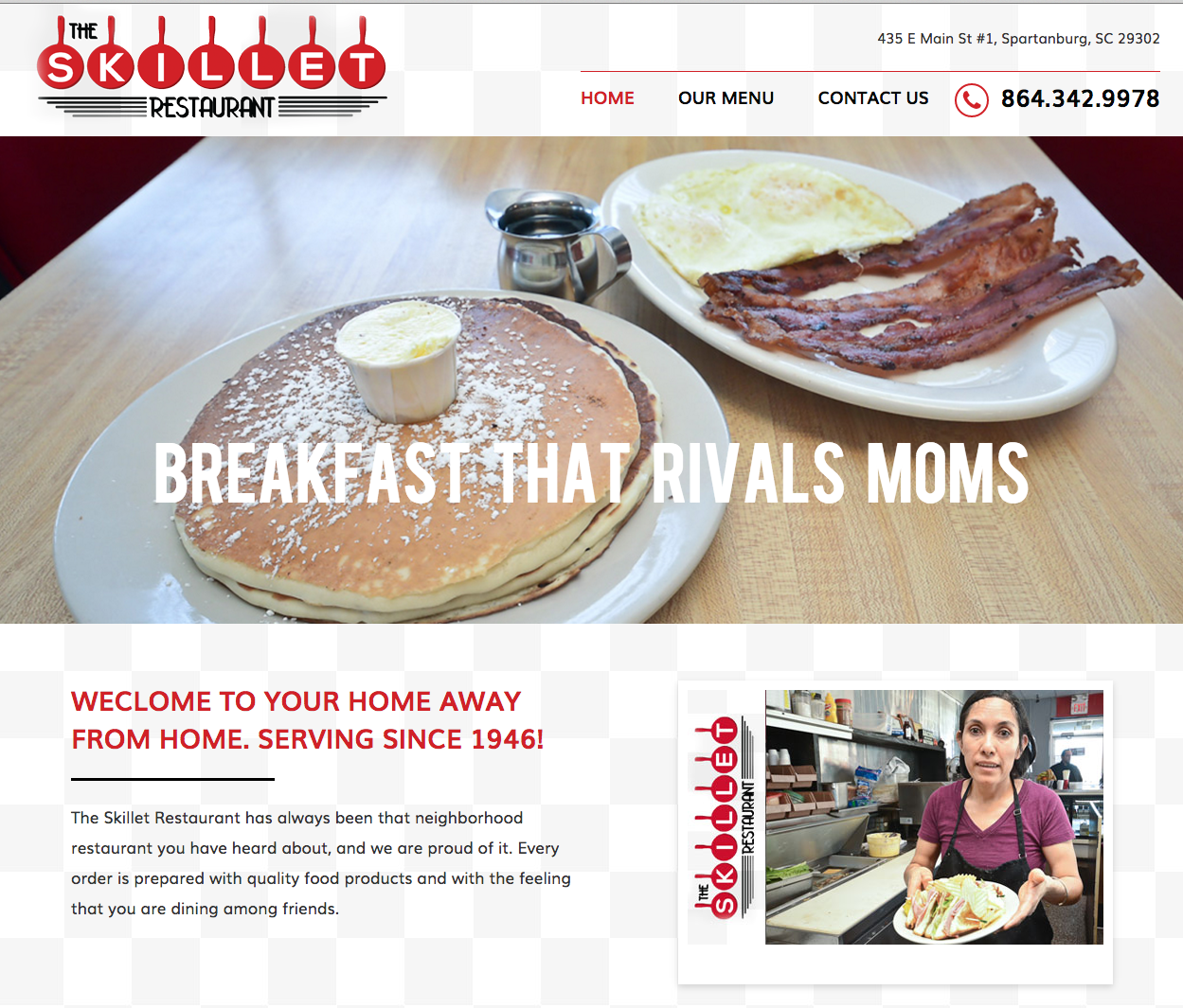 The Skillet Restaurant Launches New Website